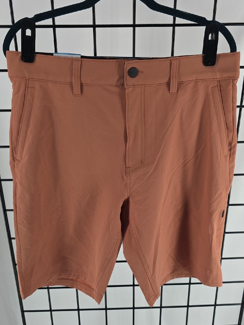 Hurley Men's Terracotta Flat Front Shorts Size 32 Nwt